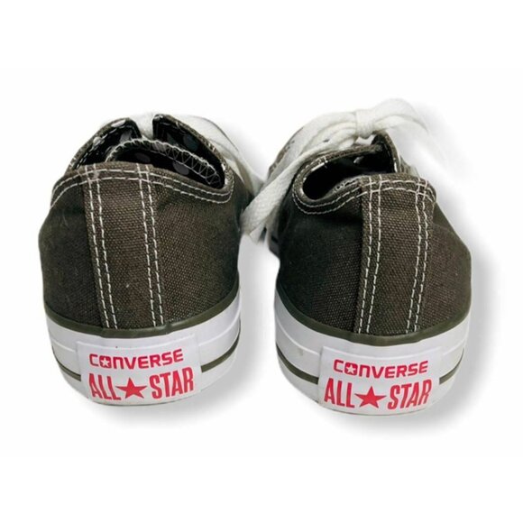 Chuck Taylors Converse All Star Womens 6 Gray Low Top Sneakers Double Tongue Sho - Picture 5 of 8